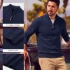 Quarter Zip Knitted Jumper