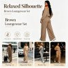 Long Sleeve Lounge Set with Pockets