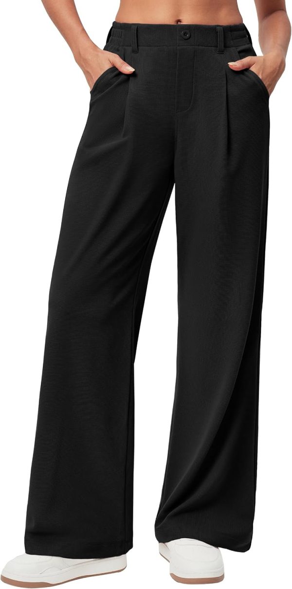 Wide Leg Trousers with Pockets