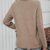 Long Sleeve Cowl Neck Tunic Jumper