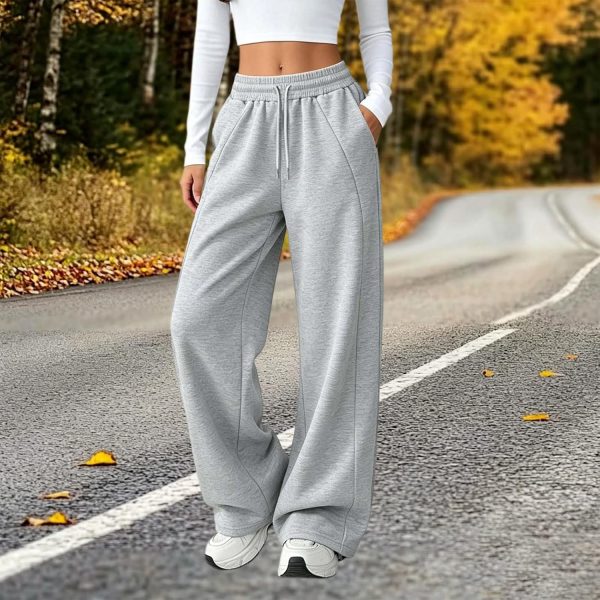 Straight Leg Joggers with Pockets