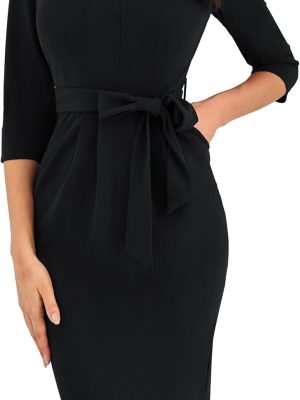 Cocktail Dress 3/4 Sleeve