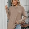 Long Sleeve Cowl Neck Tunic Jumper