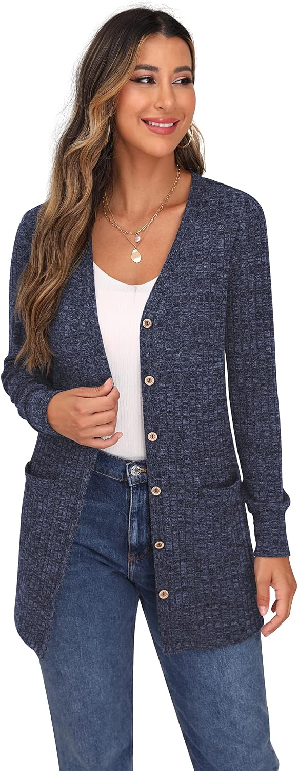 Long Sleeve Open Front Cardigan