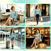 Ribbed Knitted Batwing Jumper