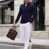 Quarter Zip Knitted Jumper