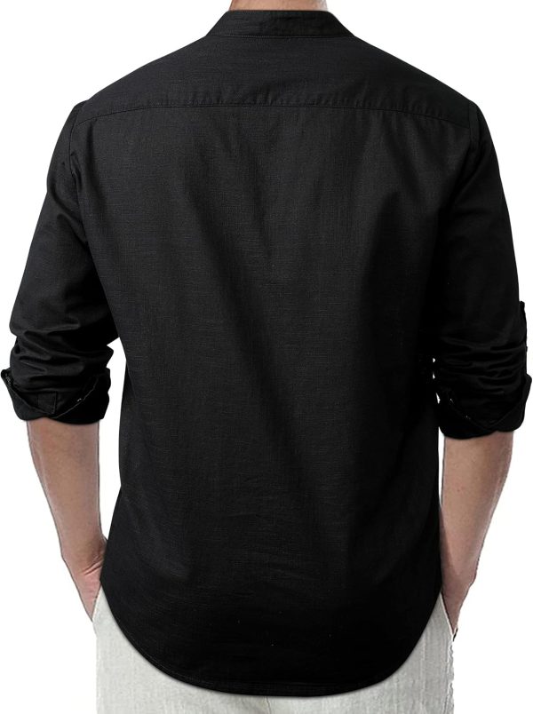 Cotton Linen Long Sleeve Shirt