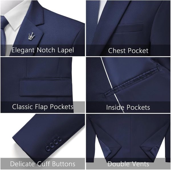 img-6861a9eb95edc4935fc3 Slim Fit One Button Suit