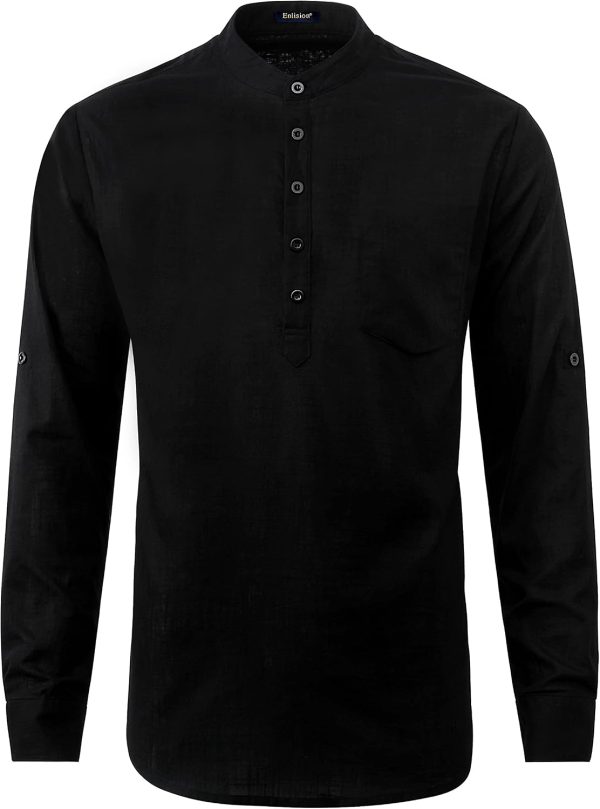 Cotton Linen Long Sleeve Shirt