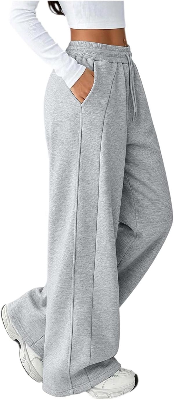 Straight Leg Joggers with Pockets