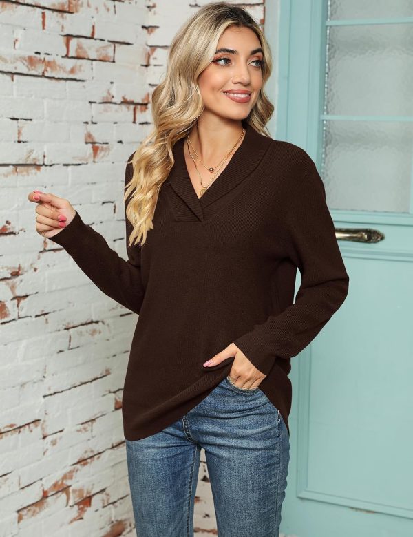 V Neck Collared Jumper