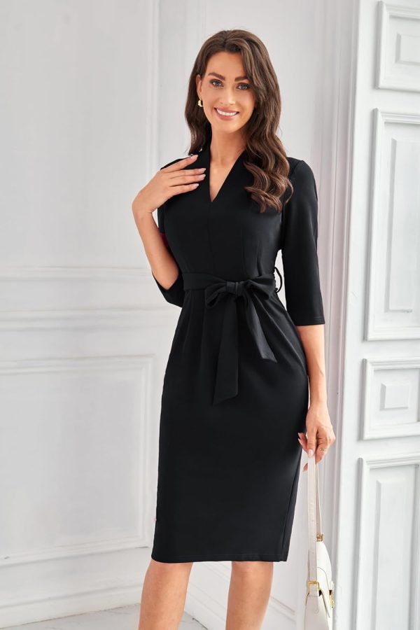 Cocktail Dress 3/4 Sleeve