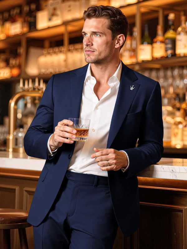 img-898b8178a36a368e90ff Slim Fit One Button Suit