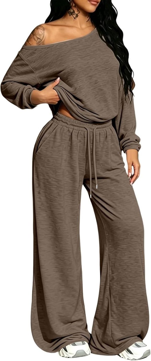 Long Sleeve Lounge Set with Pockets