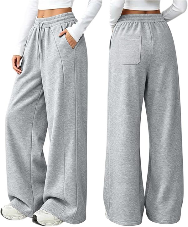Straight Leg Joggers with Pockets