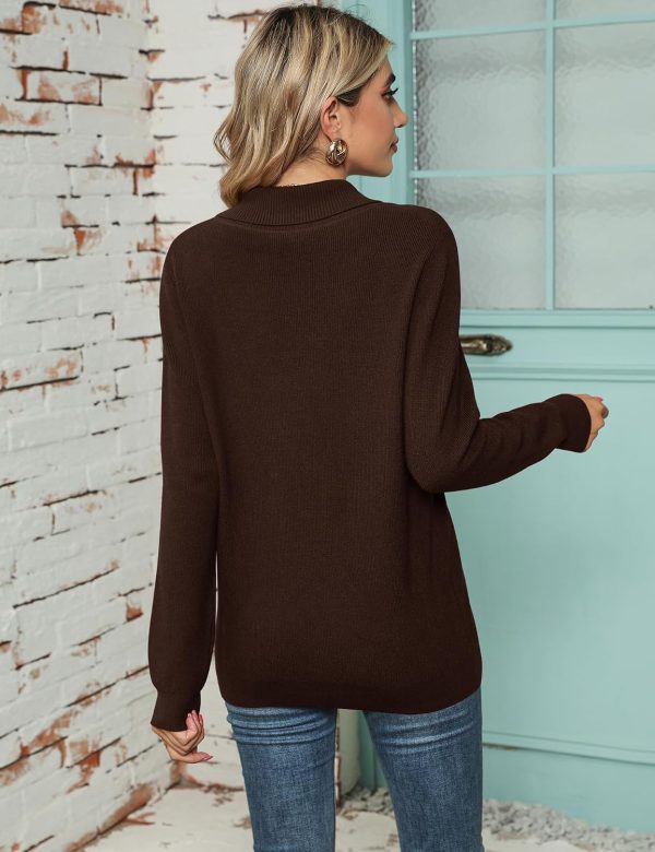 V Neck Collared Jumper