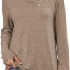 Long Sleeve Cowl Neck Tunic Jumper