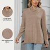 Long Sleeve Cowl Neck Tunic Jumper