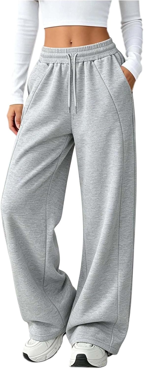 Straight Leg Joggers with Pockets