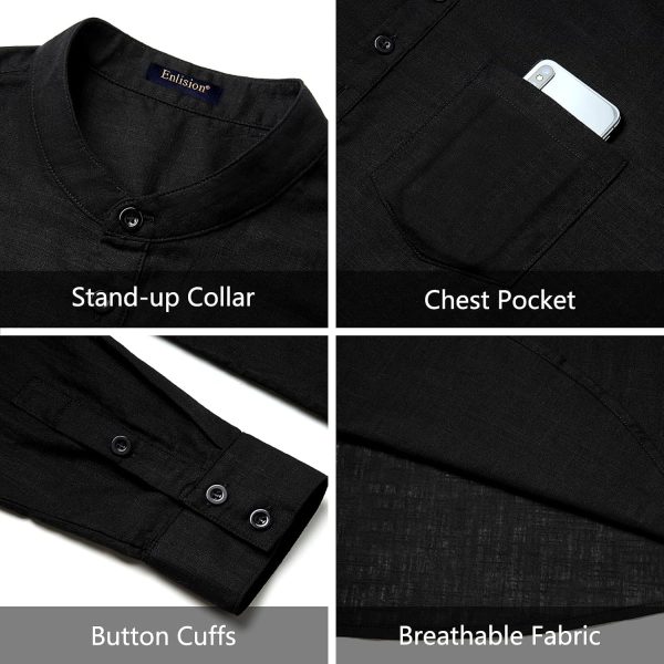 Cotton Linen Long Sleeve Shirt