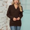 V Neck Collared Jumper